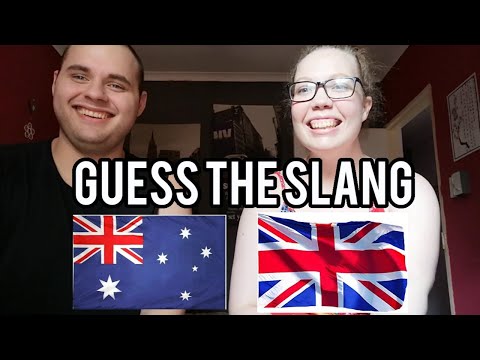 Guess That Slang (Australian/British Slang) Video - South African Youtuber Couple