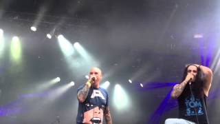Slaves On DopE - Pushing me LIVE IN MONTREAL QC AT HEAVY MTL FEST 2013 AUG 11
