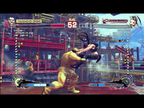 SSF4 AE [Balrog] Ice0age r vs uramakiroll [Ibuki]