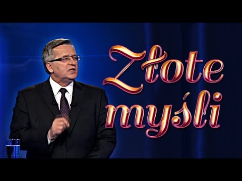 Z cyklu "Złote myśli Bronisława"