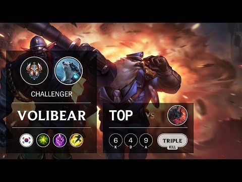 Volibear Top vs Aatrox - KR Challenger Patch 10.2