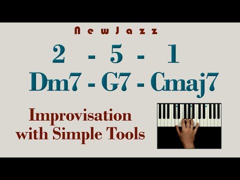 Easy 2-5-1 Jazz Improvisation with Pentatonic Scale Video