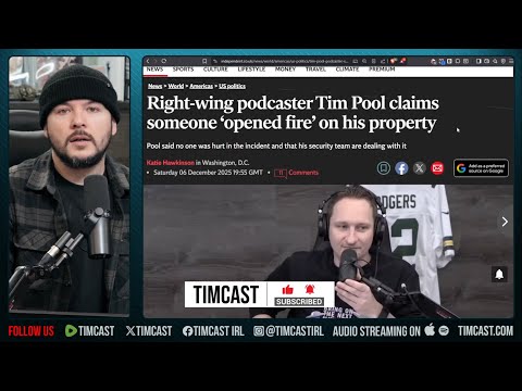 Tim Pool Addresses Shots Fired At His Property, This Is The End