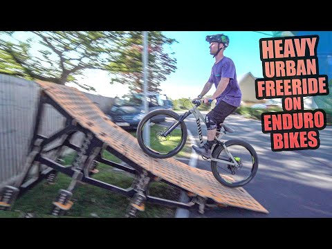 HEAVY URBAN MTB FREERIDE AUF ENDURO-BIKES!
