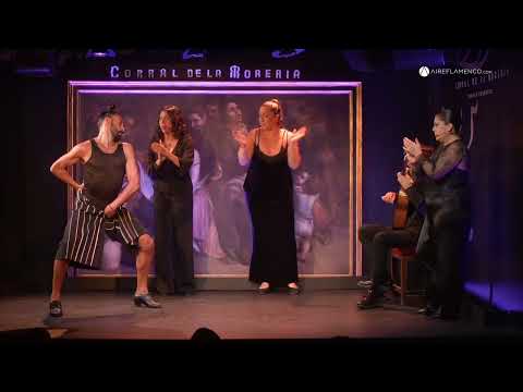 El baile flamenco de Eduardo Guerrero, por tangos en Corral de la Morería