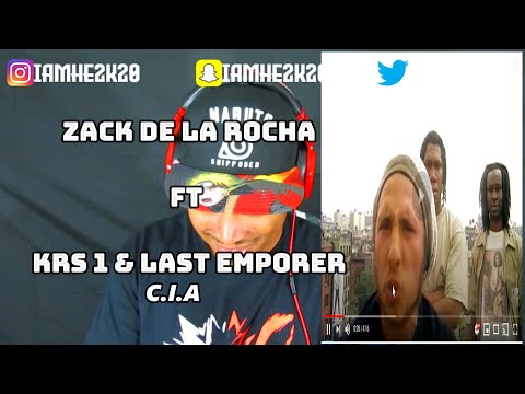 Zack De La Rocha, KRS-One & The Last Emperor - C.I.A. *HE REACTS*