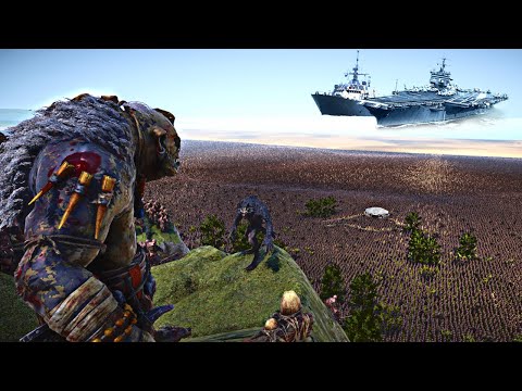 SPECIAL FORCES ARE LANDING ON THE ISLAND OCCUPIED BY SAURON - Epic Battle Simulator 2 - UEBS 2