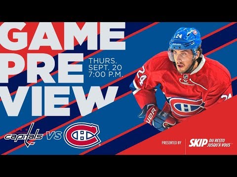 NHL 19 PS4. Preseason Game: Washington CAPITALS VS Montreal CANADIENS. 09.20.2018. (NBCSN) !