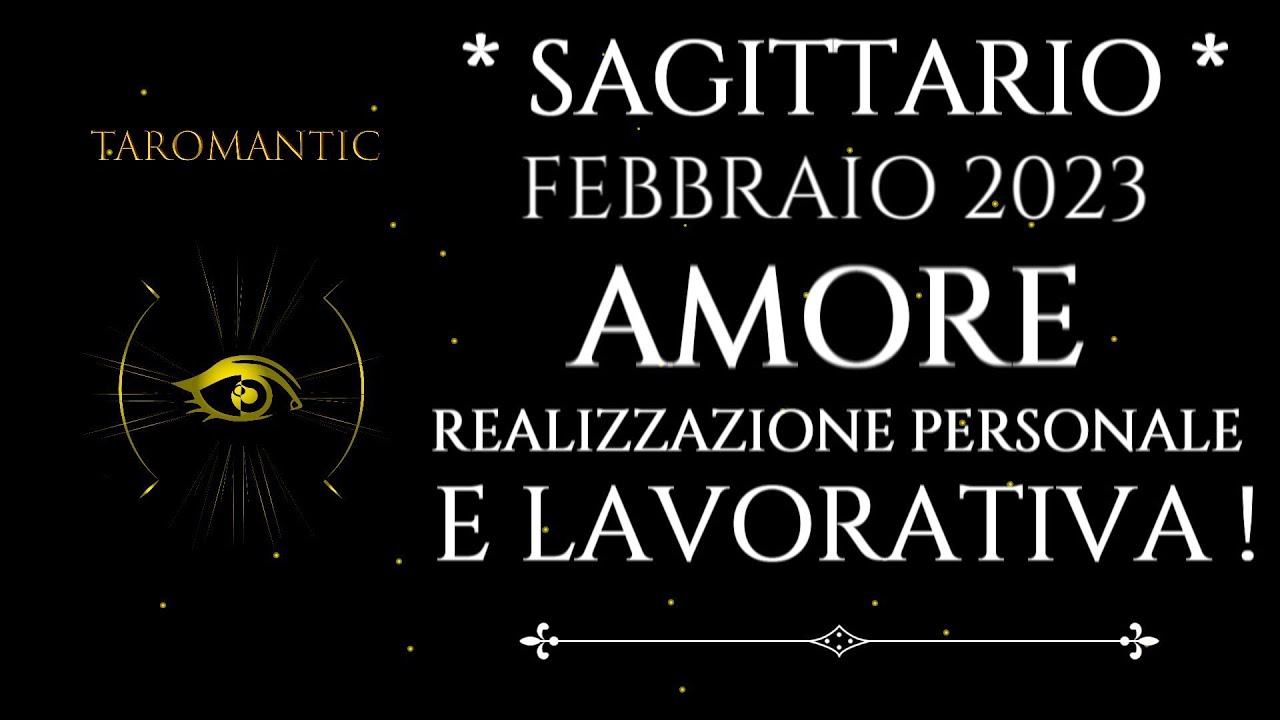 *SAGITTARIO* ECCOLO! Questo è L ’AMORE che hai SEMPRE SOGNATO ,una persona alla tua altezza! WOW!