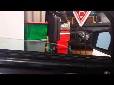 Window regulator repair on 86 benz