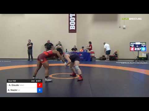 2018 Marine Corps US Open/Senior Women's Freestyle 68 Con Semis - Alexandria Glaude (TMWC) Vs. Ann