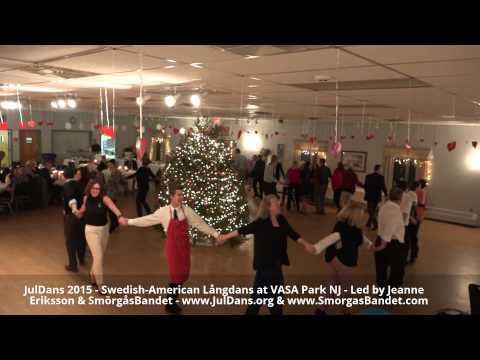 JulDans 2015 - Swedish-American Långdans at VASA Park NJ - Led by Jeanne Eriksson & SmörgåsBandet
