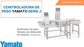 Controladora de Peso Yamato serie J con Detección de Metales Integrada