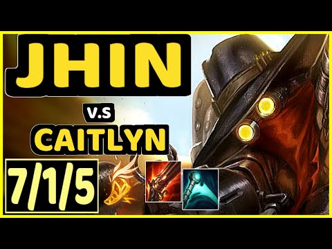 CODY SUN (JHIN) vs CAITLYN - 7/1/5 KDA BOTTOM ADC CHALLENGER GAMEPLAY - NA