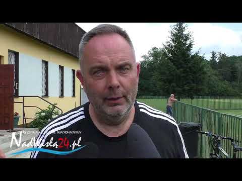 27.06.2020 I. Pietrzykowski, trener ŁKS Łagów, po sparingu z Siarką Tarnobrzeg