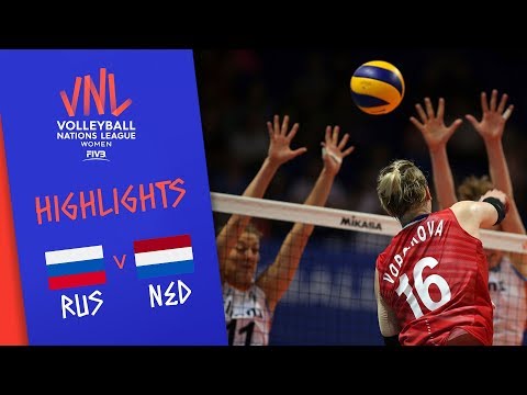 RUSSIA vs. NETHERLANDS - Highlights Women | Week 5 | Volleyball Nations League 2019