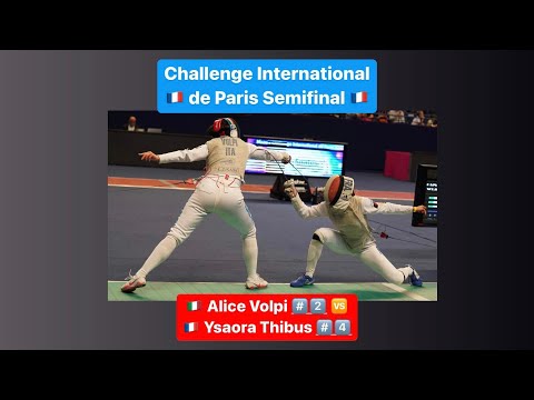 CIP World Cup 2023 SWF - L4 - Alice Volpi ITA v Ysaora Thibus FRA