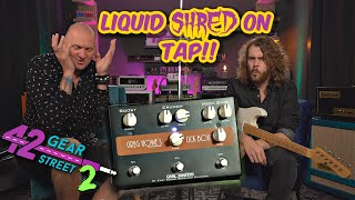 Video thumbnail for Liquid SHRED on Tap! Greg Howe's Lick Box from Carl Martin | Jamie Humphries & Sam Bell #42GSTwo by Sam Bell Guitar