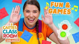 Fun & Games! | Caitie's Classroom Sing-Along Show | Activity Songs for Kids!