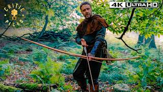 Robin is Captured by Forest Savages (Russell Crowe Scene) | Robin Hood (2010) 4K