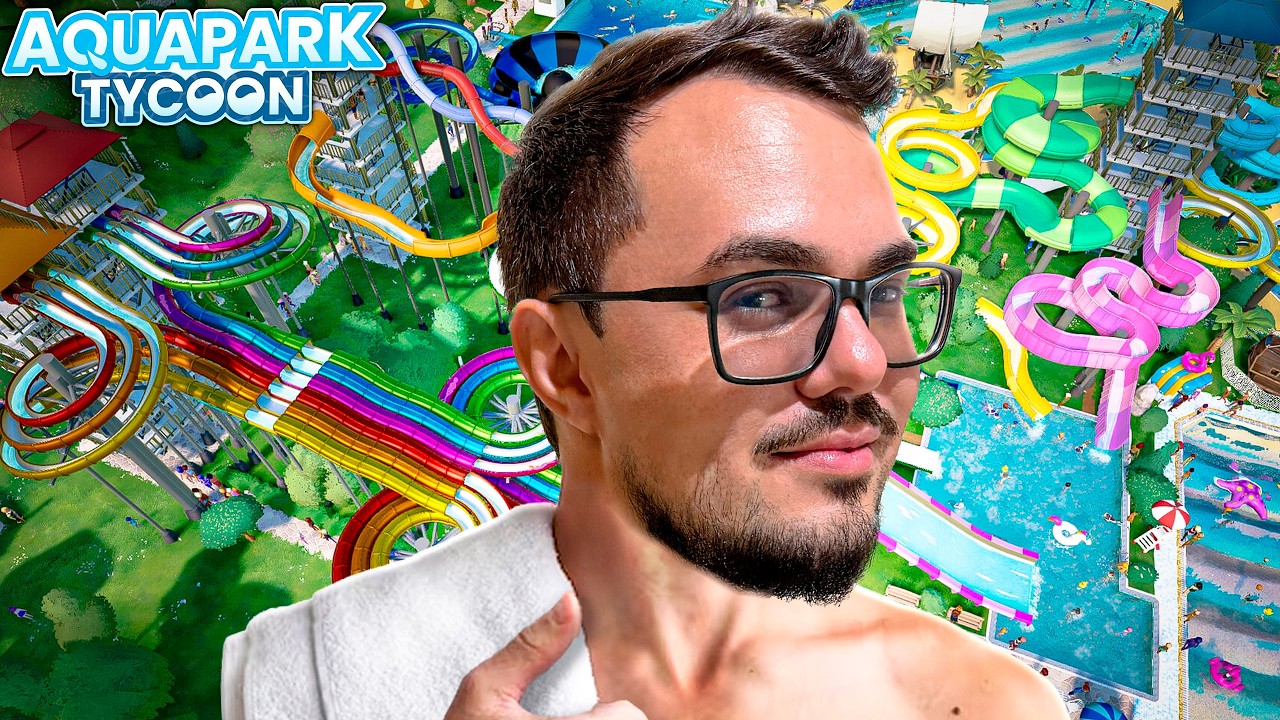 ENCHENDO MEU PARQUE DE TOBOGÃS -  Aquapark Tycoon