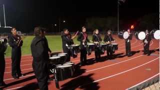 preview picture of video 'Floresville Mighty Tiger Band 2012 Drumline Performance'