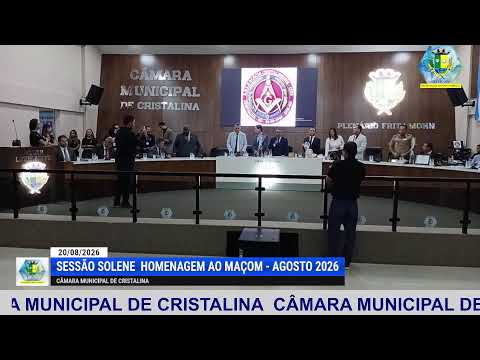 SESSÃO SOLENE EM HOMENAGEM AO MAÇOM