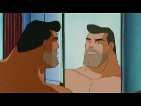 How Superman shaves