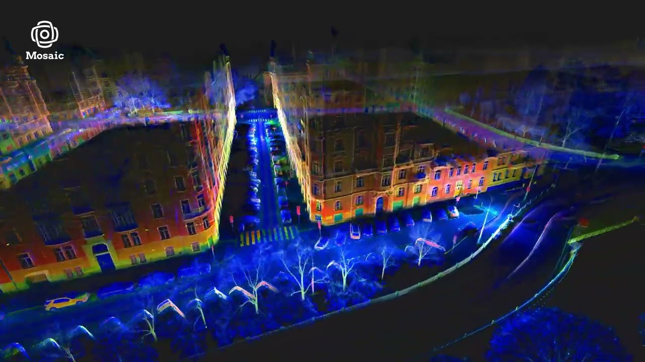 Detailed Point Cloud for Urban Mapping | Mosaic Meridian & NUBIGON 3D Visualization- 3DISE in Prague