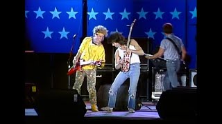 Sammy Hagar &amp; Eddie Van Halen - Rock and Roll (Live at Farm Aid 1985)