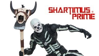 FortNite Skull Trooper McFarlane Toys 7 Inch Scale Video Game Action Figure Toy Review