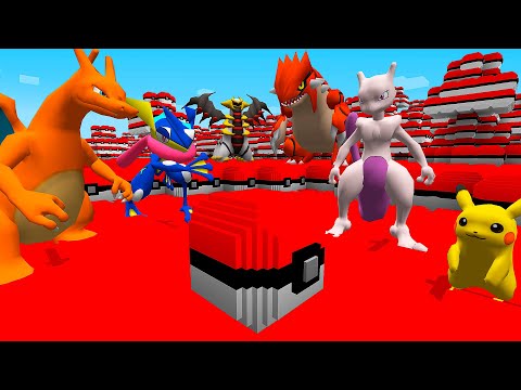 MINECRAFT MAS O MUNDO É SÓ DE LUCKY BLOCK POKÉMON