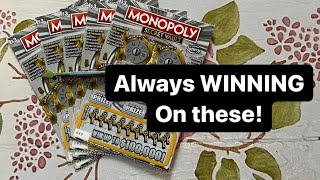 Always Winning on Florida Lottery Monopoly Secret Vault Scratch-Off Tickets! thumbnail