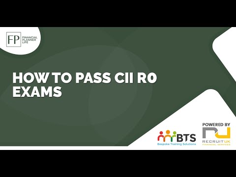 Starting the CII level 4 Diploma in Regulated Financial Planning - How to pass the CII R0 exams