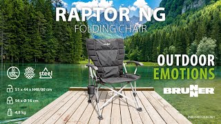 Skládací židle Brunner RAPTOR NG 2.0