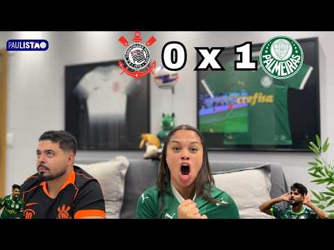 REACT REAÇÕES CORINTHIANS x PALMEIRAS | Casal Rivalidade