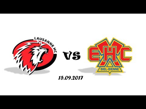 Lausanne HC vs EHC Biel-Bienne: 2-3 (OT) (15.09.2017)
