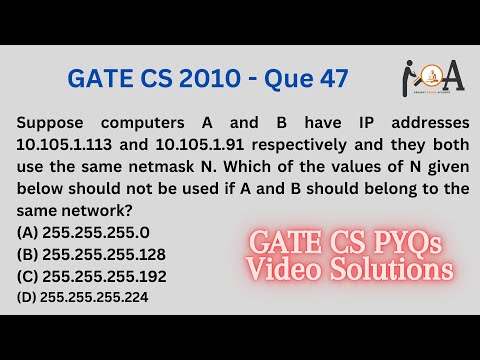 GATE CS 2010 | Question 47 | Computer Networks | GATE CS PYQs Video Solutions