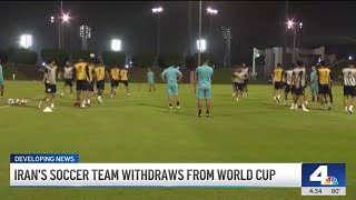 Iranian men's soccer team to skip FIFA World Cup amid ongoing war