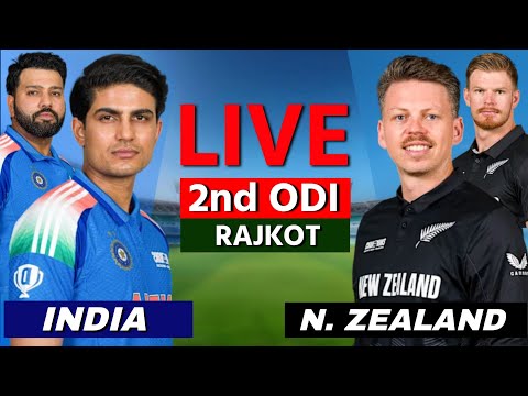 India vs New Zealand , 2nd ODI, Cricket Live Match Today | Scores, Commentary | NZ BAT, LAST 15 OV
