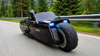 Man Builds A Futuristic Motorcycle From An Old Scooter | Garage Built By @mwigmedia