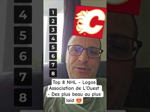 Top 8 NHL - Logos Association de L'Ouest - Des plus beau au plus laid 🤩 #lnh #hockey #nhl