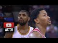 Kyrie Irving vs Derrick Rose EPIC PG Duel.