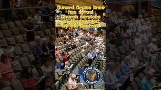 Church at Sea on Cunard's Queen Elizabeth cruise ship #cruising#cunard#christianity #queenelizabeth