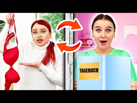 ZIMMER TAUSCHEN mit Schwester ! 😳🏡 (für 24 Stunden) - Celina