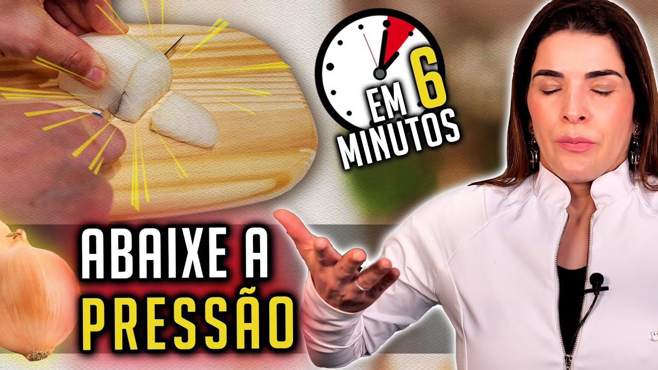 Abaixe a Pressão Arterial em apenas 6 minutos e Salve uma Vida!