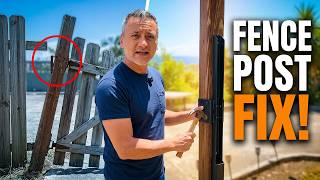 Your Leaning Fence Doesn't Need Replacement