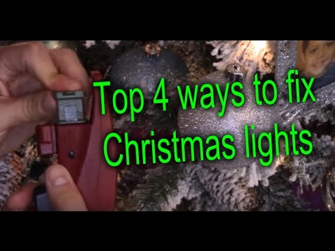 image-How do you replace Christmas tree lights? 