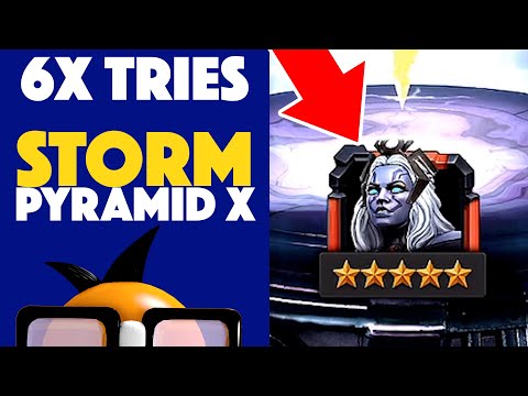 6 STAR Storm Pyramid X?? 6 Tries WithThe Heset Crystals For Synergy Bliss!