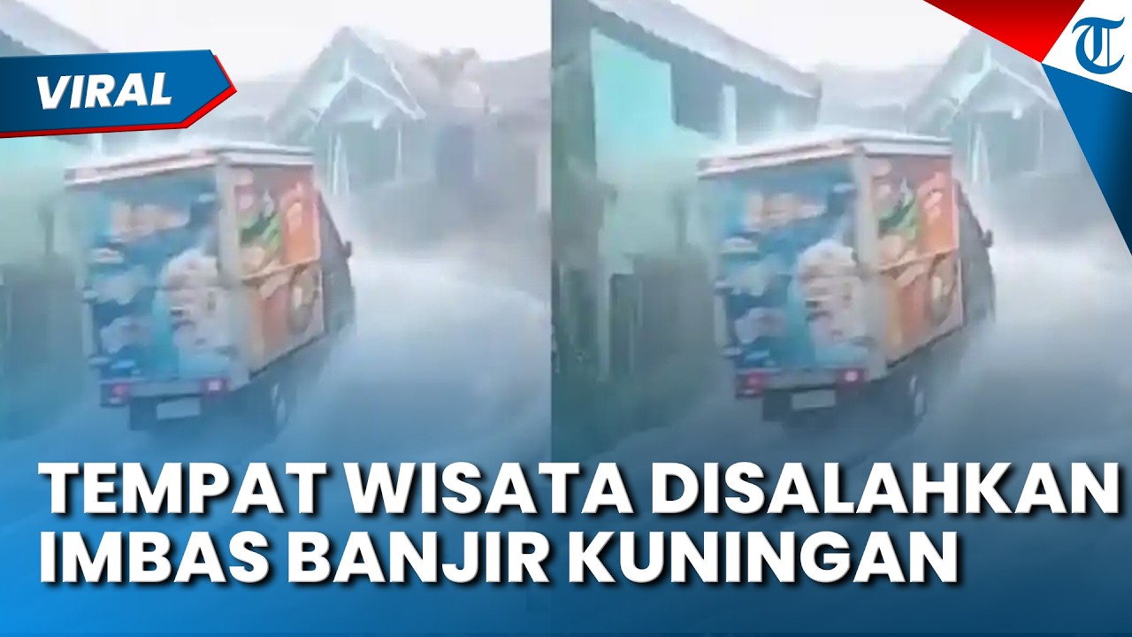Tempat Wisata Disalahkan Akibat Banjir di Desa Cisantana Kuningan, Ini Penjelasan Kepala Desa